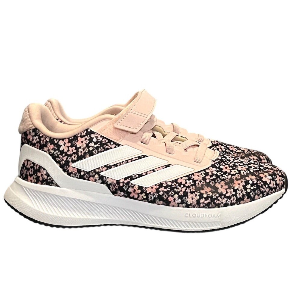Adidas Runfalcon 3 Girls Sneakers Pink Floral Cloudfoam Running Walking